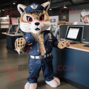 Navy Bobcat mascotte...