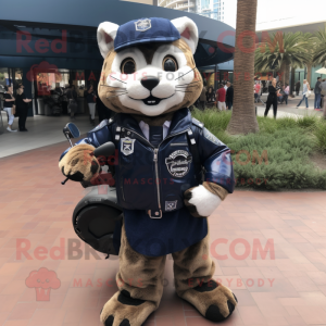 Navy Bobcat mascotte...