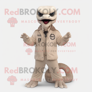 Beige Hydra mascotte...