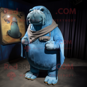 Blue Walrus mascotte...