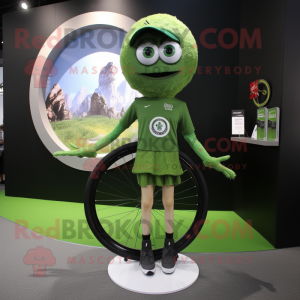 Olive Unicyclist mascotte...