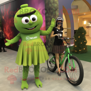 Olive Unicyclist mascotte...
