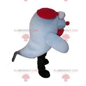 Blue sea lion seal mascot - Redbrokoly.com