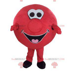 Giant red ball mascot. Round mascot - Redbrokoly.com