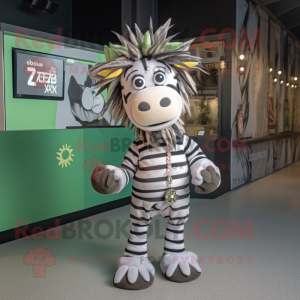 Olive Zebra mascotte...