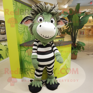 Olive Zebra mascotte...