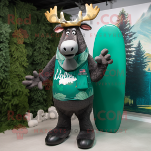 Forest Green Moose maskot...