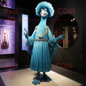 Blue Ostrich mascotte...