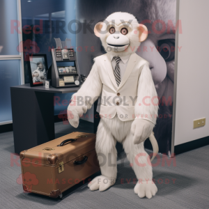 White Monkey mascotte...