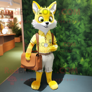 Lemon Yellow Fox maskot...