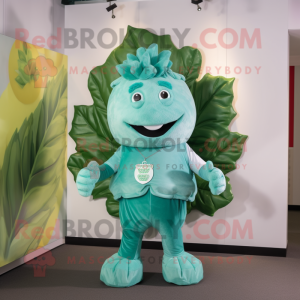 Turkos Cabbage Leaf maskot...