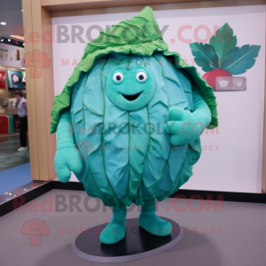 Turkos Cabbage Leaf maskot...