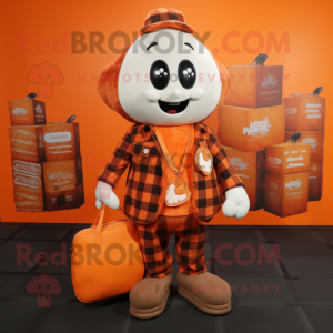 Orange Chokolade maskot...