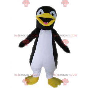 Gigantisk svart og hvit pingvin maskot - Redbrokoly.com