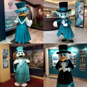 Postava maskota Teal...