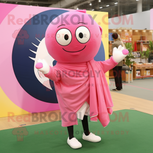 Rosa volleyball ball maskot...