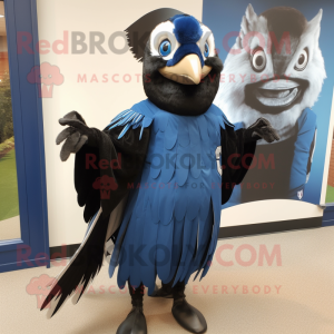 Black Blue Jay mascotte...