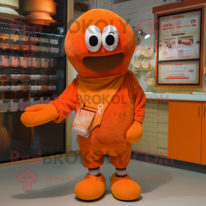 Oransje Moussaka maskot...
