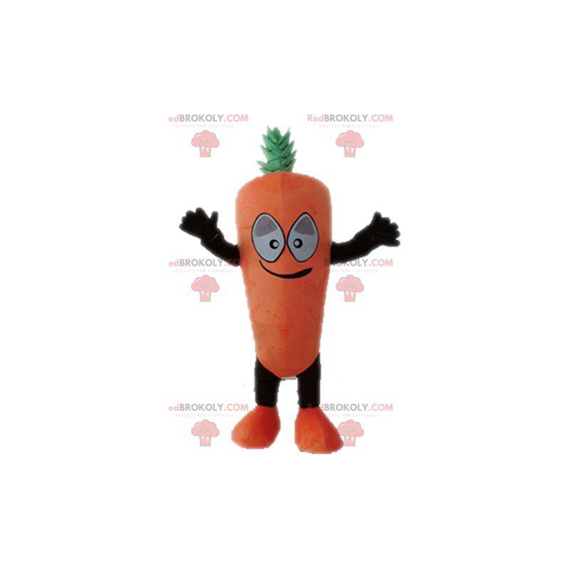 Mascotte di carota gigante. Mascotte di verdure - Redbrokoly.com