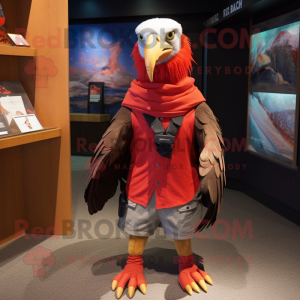 Red Haasts eagle maskot...