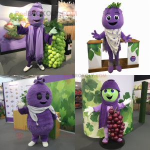 Lavendel druif mascotte...