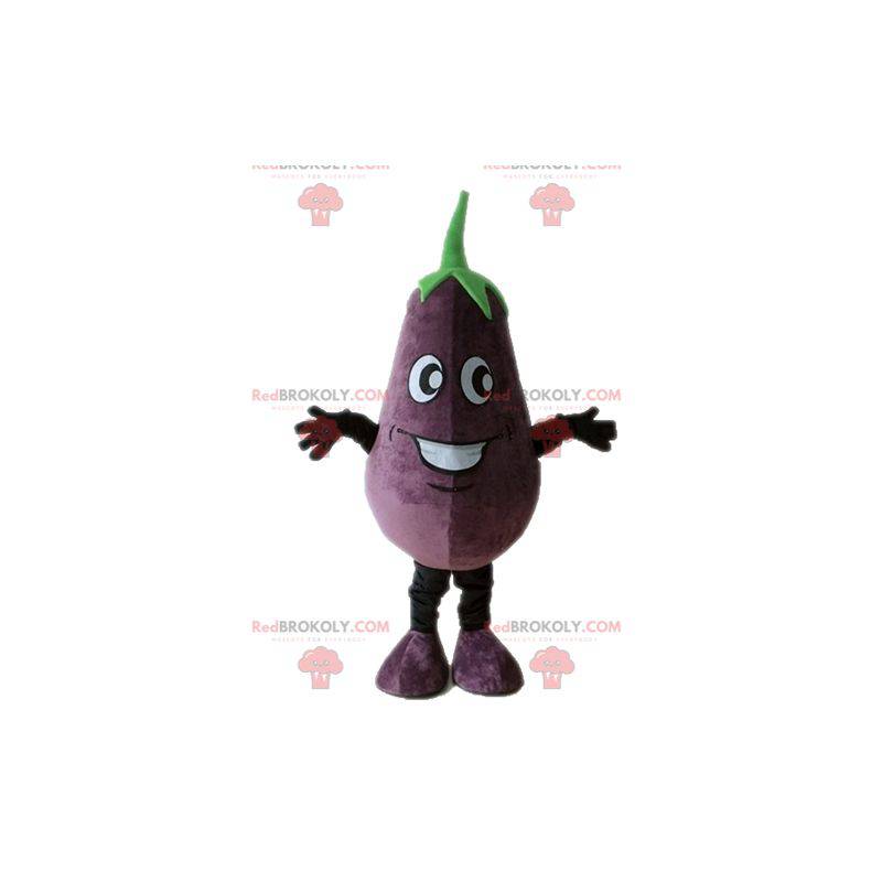 Maskottchen Riesen Aubergine. Gemüsemaskottchen - Redbrokoly.com