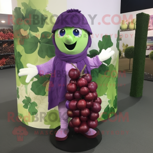 Lavendel Grape maskot drakt...