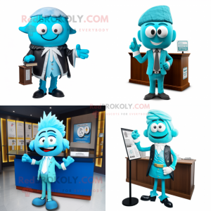 Cyan Attorney maskot...