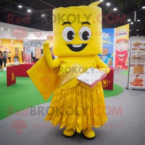 Yellow Pad Thai mascotte...