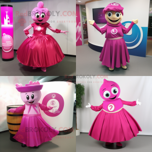 Postava maskota purpurového...