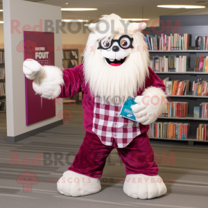 Magenta Yeti mascotte...