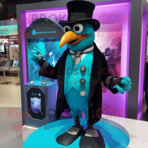 Turquoise Crow mascotte...