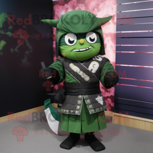 Forest Green Samurai maskot...