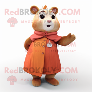 Rust Hamster maskot kostume...