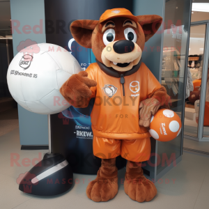 Rost Rugby boll maskot...