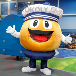 Navy Hamburger maskot...