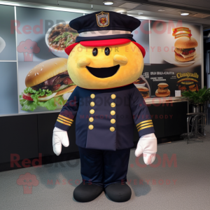 Navy Hamburger mascotte...
