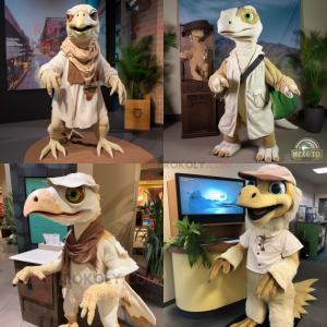 Cream Utahraptor...