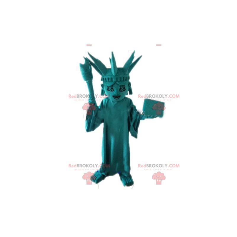 Mascotte van het Vrijheidsbeeld. Amerikaanse mascotte -