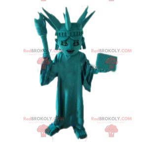 Mascotte van het Vrijheidsbeeld. Amerikaanse mascotte -