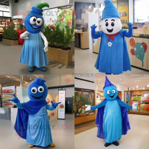 Blue Pepper maskot kostume...