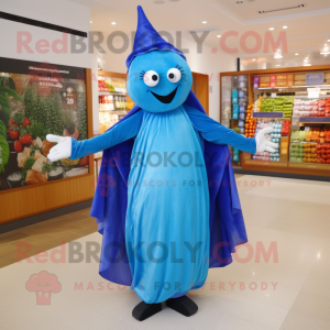 Blue Pepper maskot kostume...