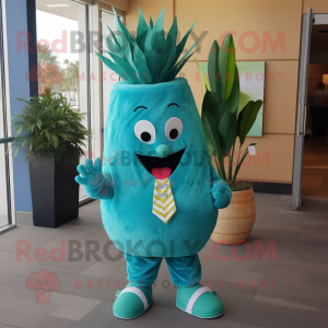 Teal Pineapple mascotte...