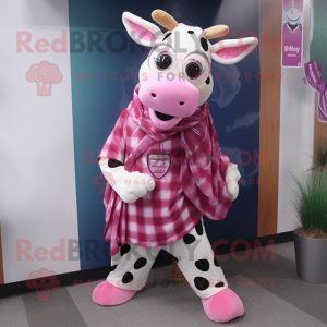 Pink Holstein ko maskot...