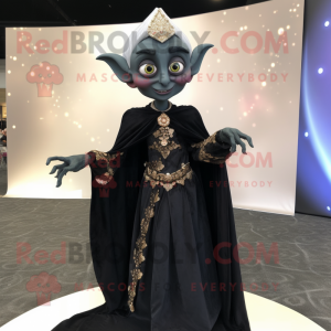 Black Elf maskot kostume...