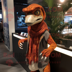 Rust Velociraptor maskot...
