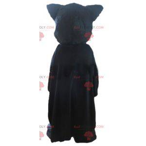 Mascotte de chauve-souris noire et beige géante - Redbrokoly.com