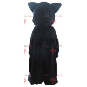 Mascotte de chauve-souris noire et beige géante - Redbrokoly.com