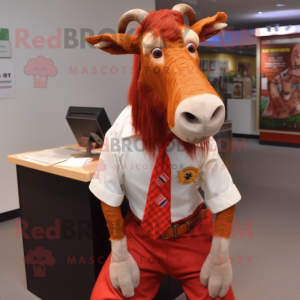 Red Boer geit mascotte...