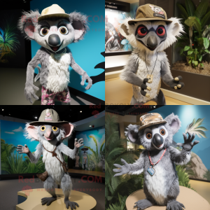 Silver Aye-Aye mascotte...